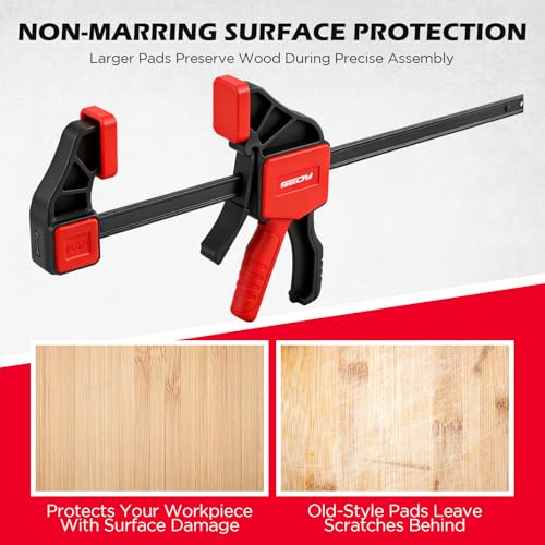 Quick release button on SEDY bar clamp