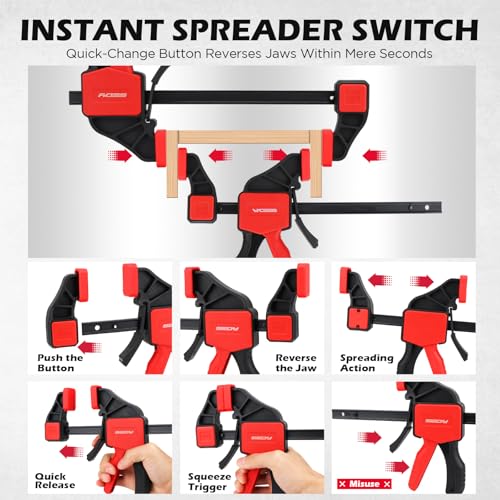 SEDY clamp used in spreader configuration