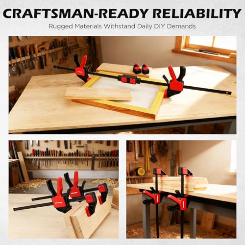 Steel rail construction of SEDY clamps
