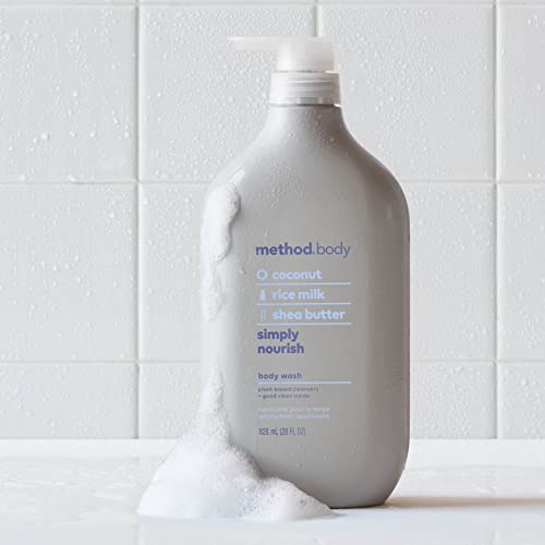 Back of the Method Body Wash bottle