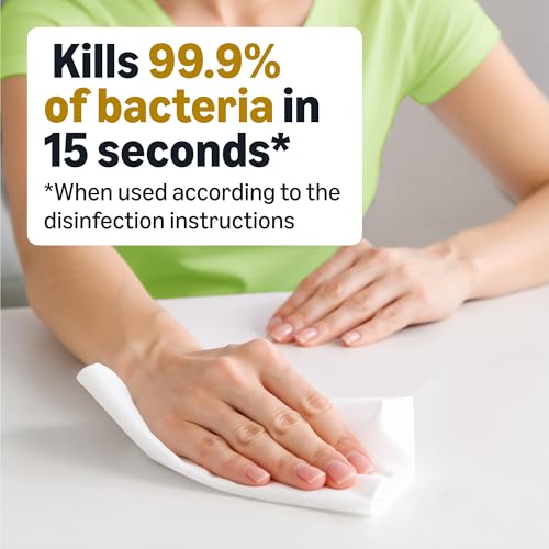 Fresh scent disinfecting wipe canisters