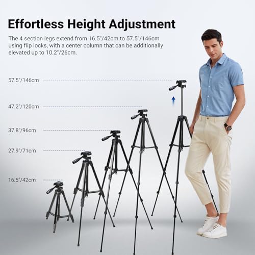 NEEWER TP53 holding a smartphone in portrait mode