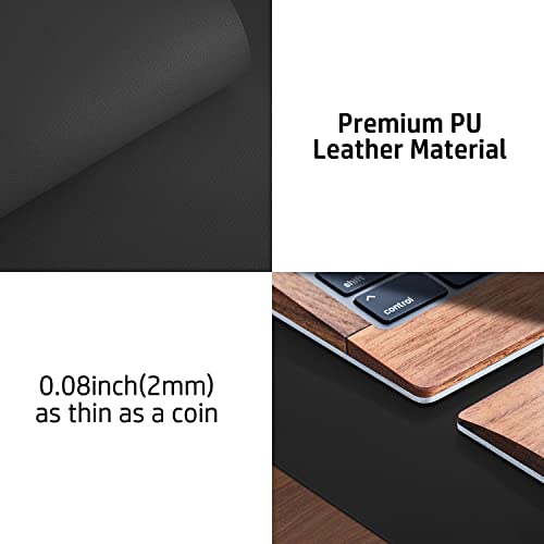 Side profile of thin Aothia desk mat