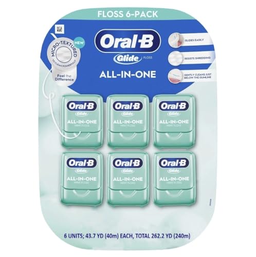 Oral-B Glide All-In-One Mint dental floss pack