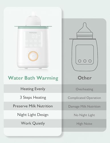 Momcozy bottle warmer nursery setting