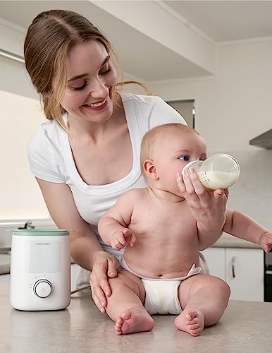 Momcozy baby bottle warmer top view