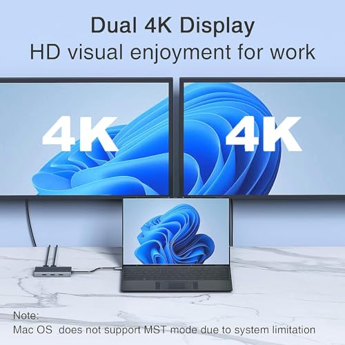 HODO docking station HDMI and DP ports