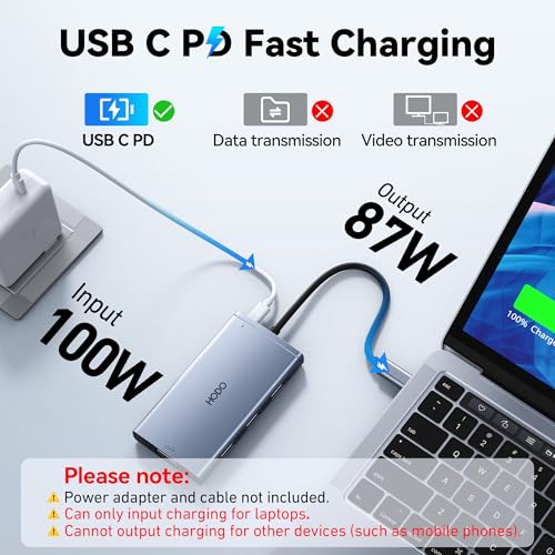 HODO gray USB C charging adapter