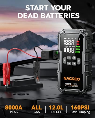 Front view of NACKEO N40 with LCD screen