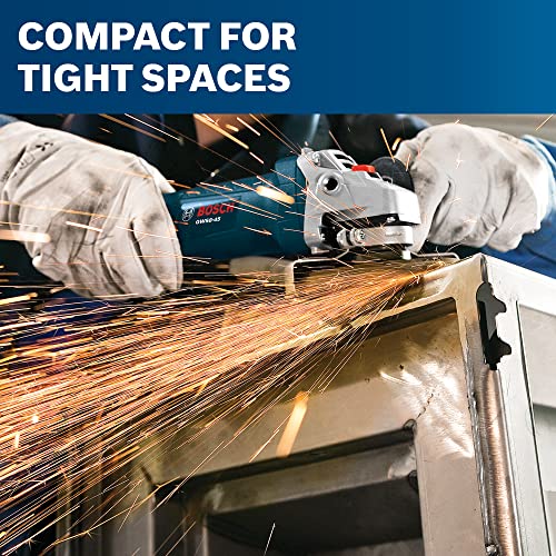Bosch GWS8-45 showing side handle position