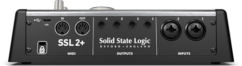 Side profile of SSL 2 MKII Plus