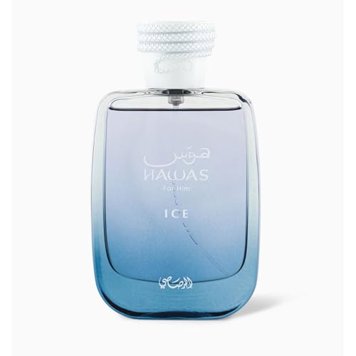 RASASI Hawas Ice premium Arabian fragrance packaging