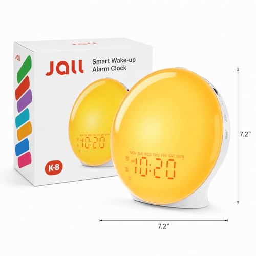 Packaging and included components of JALL clock