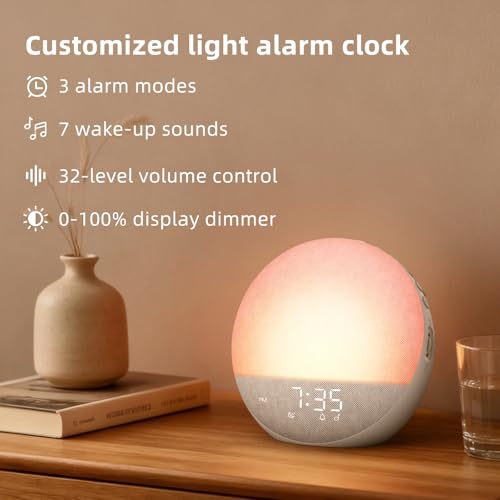 Odokee alarm clock in a bedroom setting
