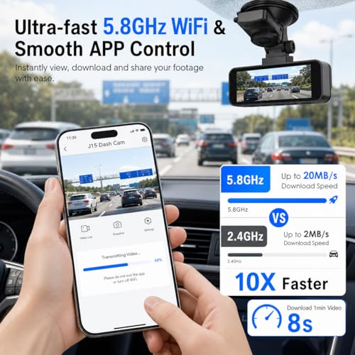 Package contents for JOCRELA J15 dash cam