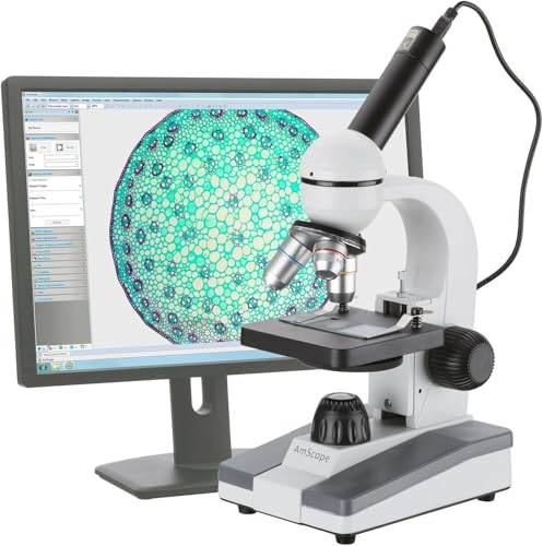 AmScope M148-E Digital Compound Monocular Microscope