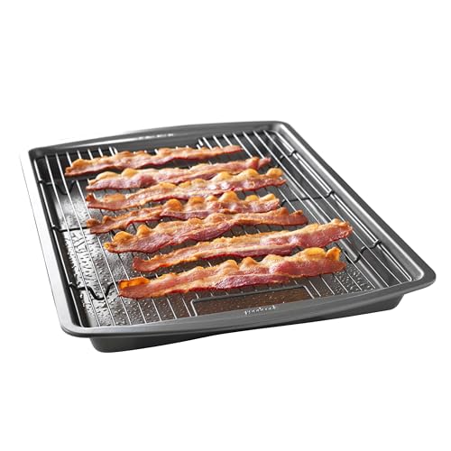 GoodCook 15 x 10.5 inch baking pan and rack set