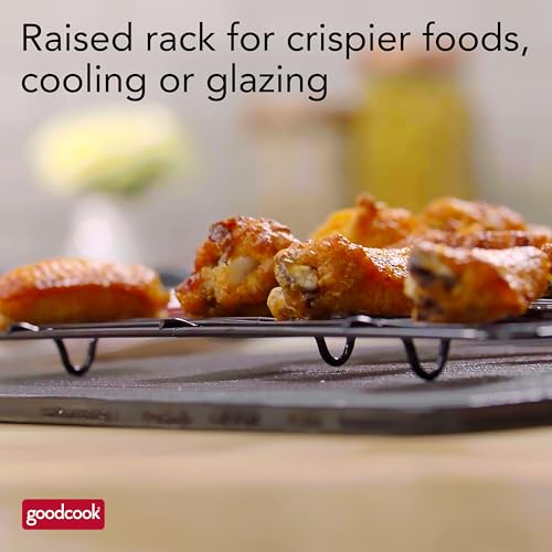 GoodCook pan with rack inside