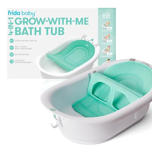 Frida Baby 4-in-1 Grow-with-Me Bathtub in green