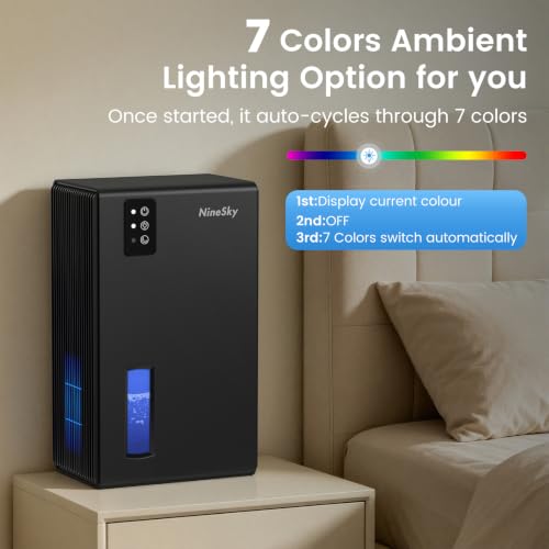 NineSky dehumidifier showing tank removal