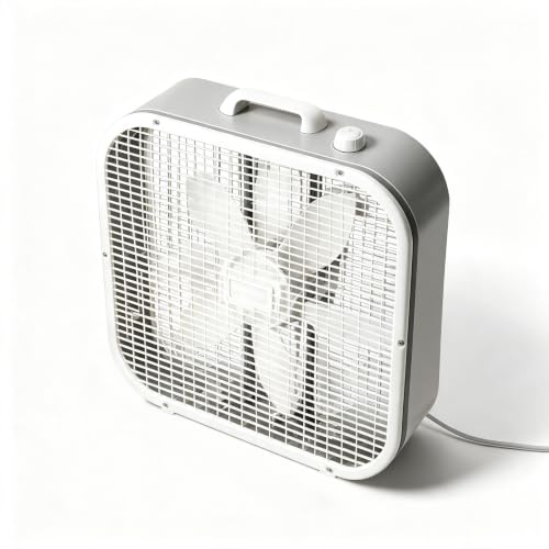 PAKEKE 20 Inch Box Fan front view
