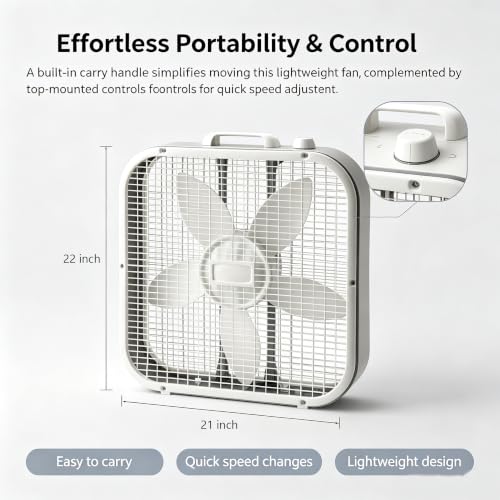PAKEKE LGX-3 box fan side profile