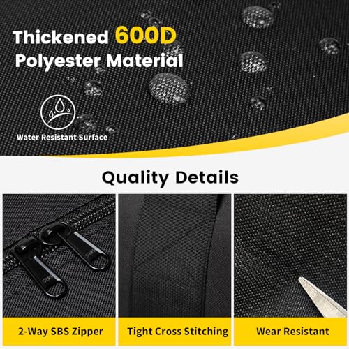 Close up of 600D polyester fabric on Vorspack bag