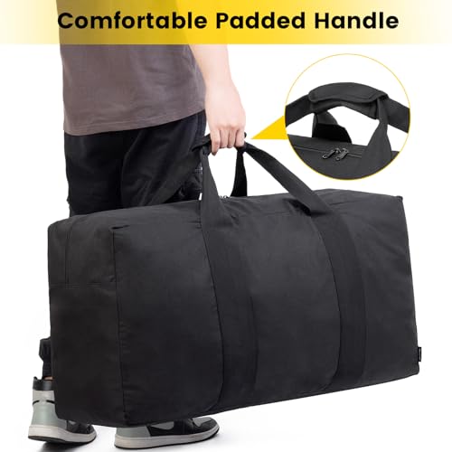 Reinforced webbing and handle on Vorspack duffle