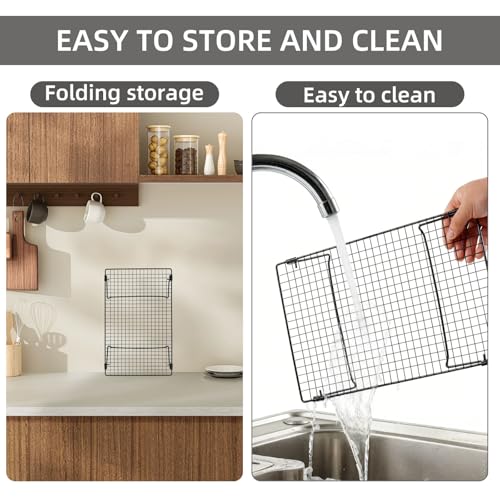 Large cooling rack side profile