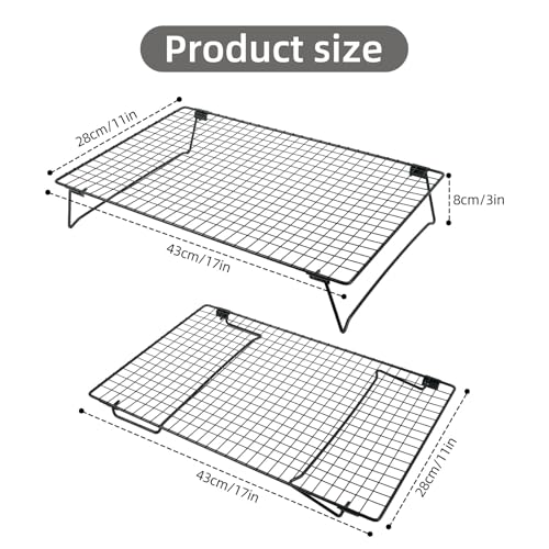 Heat-resistant baking cooling rack