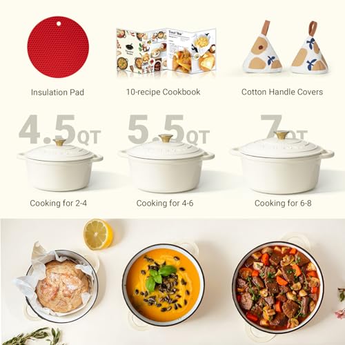 Included cookbook and accessories