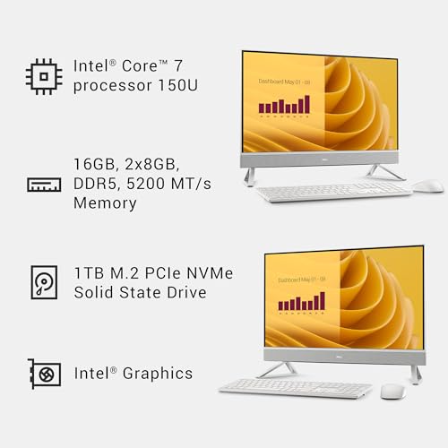 Full workspace setup with Dell desktop