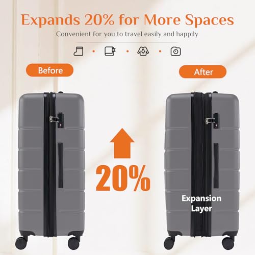 Sweetcrispy luggage with TSA lock detail