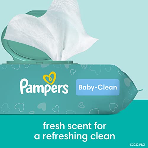 Pampers wipes dispensing feature