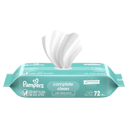 Pampers wipe material texture close up