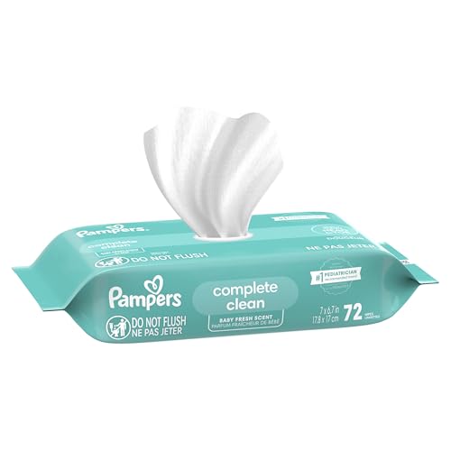 Bulk pack of Pampers wipes for parents