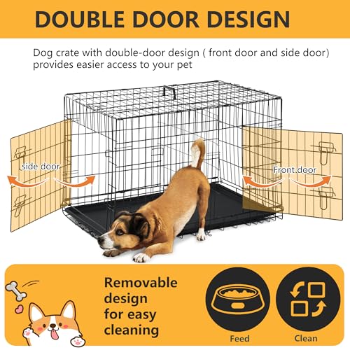 FDW metal crate side door open