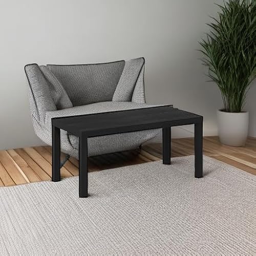 Side profile of LU22001BK coffee table