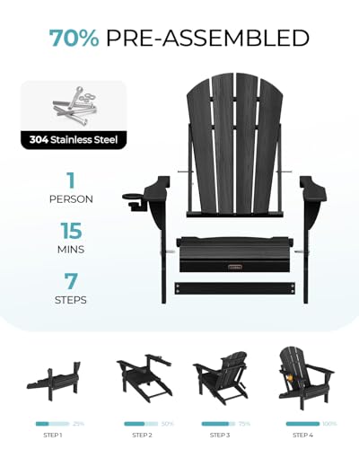 Ciokea outdoor chair side profile showing ergonomic backrest