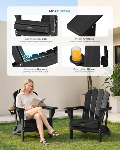 Ciokea Adirondack chair dimensions and scale