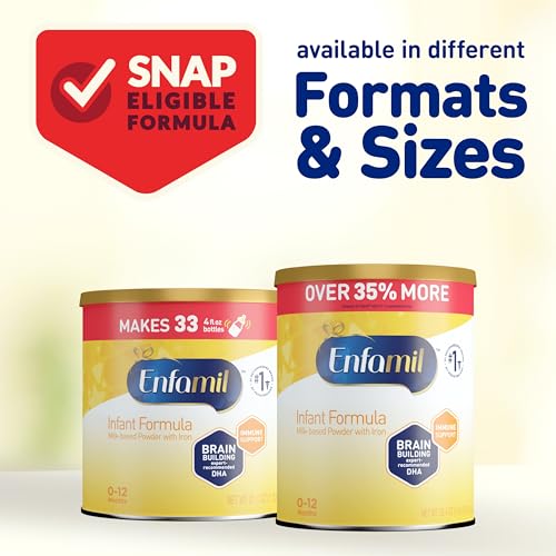 Enfamil formula serving size information