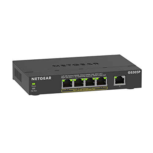 NETGEAR GS305P 5-Port Gigabit Switch