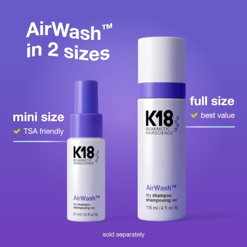 K18 AirWash 118 ml container back view