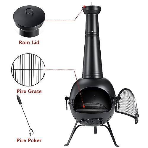 Raised chimney and ventilation design