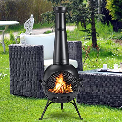 Included waterproof PVC chiminea cover