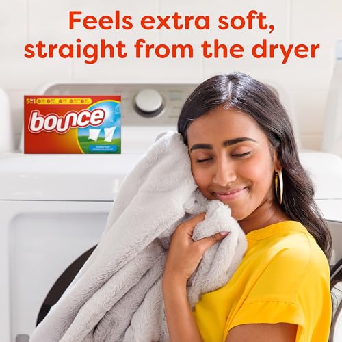 Stacked Bounce dryer sheets for laundry care