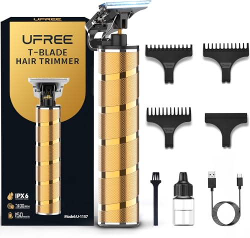 Ufree 173-gold beard trimmer view