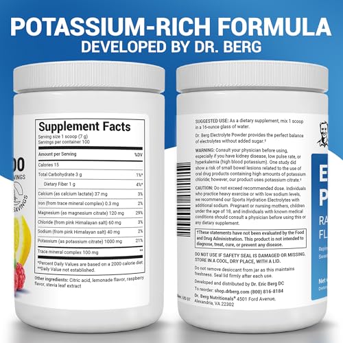 Keto Electrolyte Powder with 1000 mg Potassium