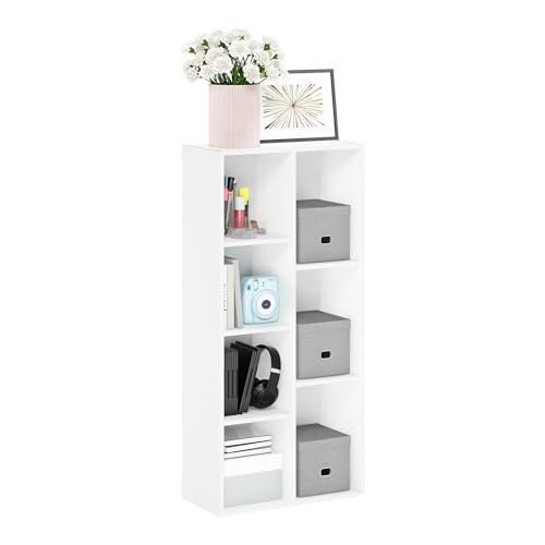 Furinno LUDER 7-Cube Book Shelf front view