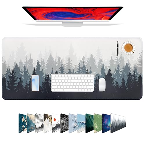 Galdas Forest Background XXL gaming mouse pad top view